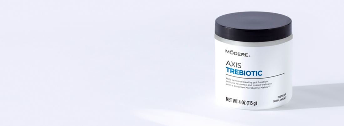 Product shot of Modere Axis Trebiotic